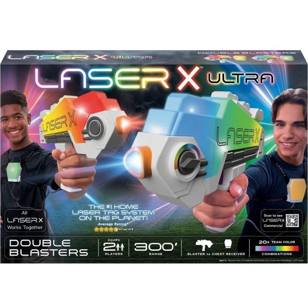 Laser X Ultra Double Blasters Laser Tag Set 87846498 Multi Color